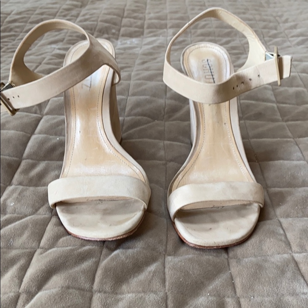 Used Schultz suede sandals